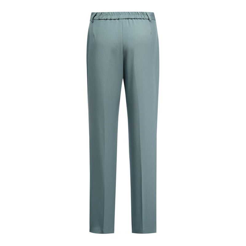 YUNCLOS Women's 2 Piece Office Work Suit Set One Button Blazer and Pants (Green, X-Large) - Image 3